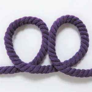 Baumwollkordel gedreht 12mm violett