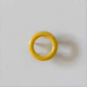 Jersey-Druckknöpfe Ring 11mm gelb