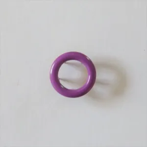 Jersey-Druckknöpfe Ring 11mm lila