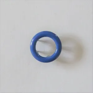 Jersey-Druckknöpfe Ring 11mm blau