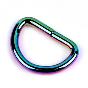 D-Ring 25mm regenbogenfarbig