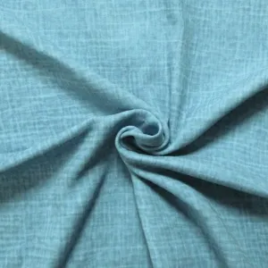 Musselin (Double Gauze) Vintagelook blau