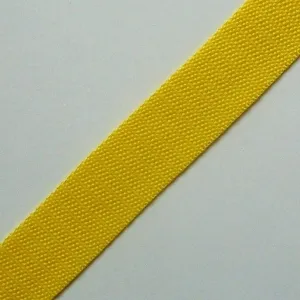 Gurtband 1mm dick, 25mm breit gelb