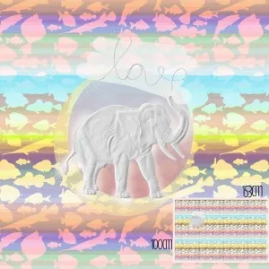 Bio-Jersey Der sanfte Elefant Panel Lillestoff