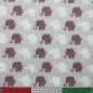 Preview: Jersey Elefantenparade hellgrau-mauve-weiss