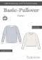 Preview: Papierschnittmuster Basic-Pullover Damen Fadenkäfer