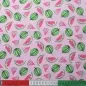 Preview: Baumwollpopeline Wassermelonen rosa
