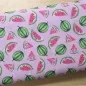 Preview: Baumwollpopeline Wassermelonen rosa
