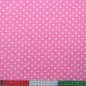 Preview: Baumwollstoff Dots 7mm rosa-weiss