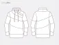 Preview: Papierschnittmuster Pattydoo Faye Damen Colourblock Sweater