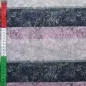 Preview: Jersey Marble Stripes dunkelblau rosa grau