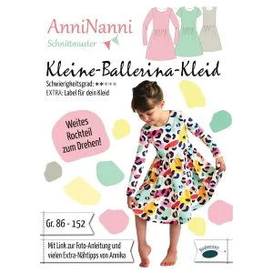 Papierschnittmuster AnniNanni Kleine-Ballerina-Kleid