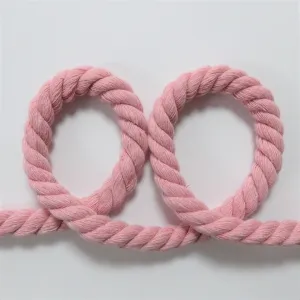 Baumwollkordel gedreht 12mm rosa