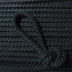 Baumwollkordel 8mm schwarz