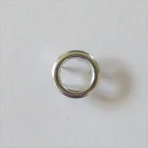 Jersey-Druckknöpfe Ring 11mm silber