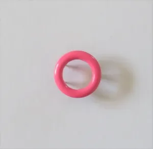 Jersey-Druckknöpfe Ring 11mm pink