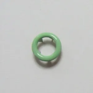 Jersey-Druckknöpfe Ring 11mm mintgrün
