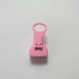 Zipper zu Perlreissverschluss rosa