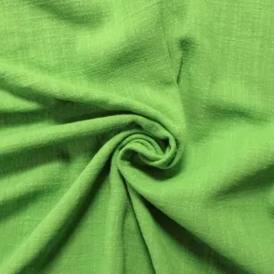 Baumwolle Leinenoptik hellgrün