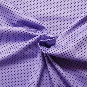 Baumwollstoff Mini-Dots flieder-violett