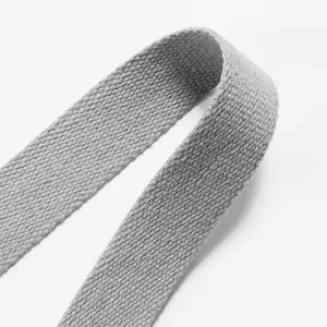 Gurtband 30mm Baumwolle grau