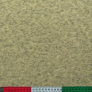 Baumwollstrick hellgelb meliert Reststück 0.48m