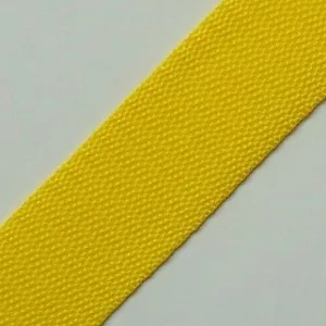Gurtband 1mm dick, 30mm breit gelb