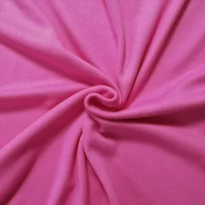 Interlock-Jersey uni rosa