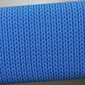 Jersey Grobstrickoptik türkisblau Reststück 0.5m