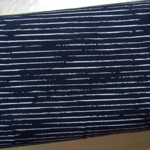 Jersey Single Stripes schwarz