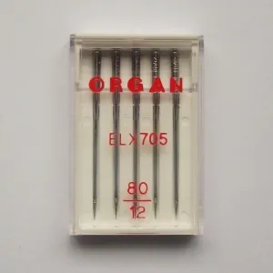 Organ Overlockmaschinennadeln ELx705 80/12