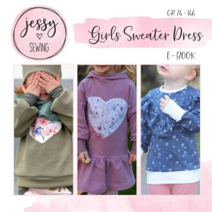 Papierschnittmuster Jessysewing Girls Sweater Dress