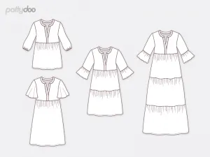 Papierschnittmuster Pattydoo Angel Damenkleid & Tunika