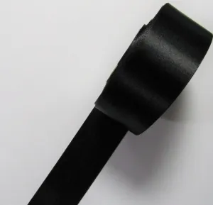 Satinband 40mm schwarz