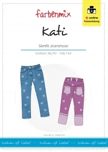 Papierschnittmuster Kati Slim-Fit-Jeans