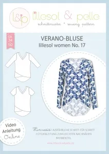 Papierschnittmuster Lillesol Women No. 17 Verano-Bluse