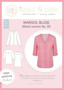 Papiereschnittmuster Lillesol Woman No. 30 Marisol-Bluse