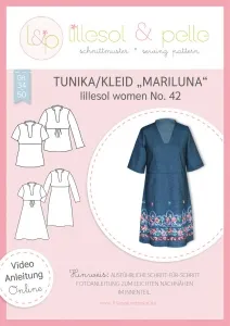 Papierschnittmuster Lillesol Women No. 42 Tunika/Kleid Mariluna