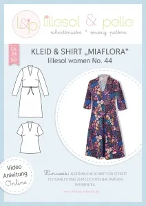 Papierschnittmuster Lillesol Women No. 44 Kleid & Shirt Miaflora