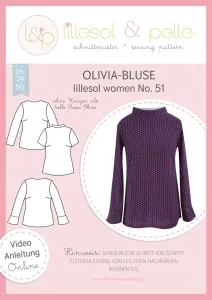 Papierschnittmuster Lillesol Women No. 51 Olivia-Bluse