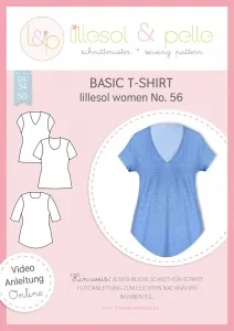 Papierschnittmuster Lillesol Woman No. 56 Basic T-Shirt