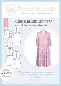 Papierschnittmuster Lillesol Women No. 54 Kleid & Bluse Sombra