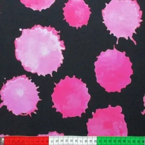 Sommersweat Watercolor Blobs pink Eigenproduktion