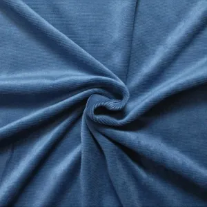 Stretch-Feincord jeansblau