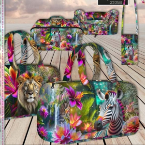 Canvas Panel für Taschenset wilde Tiere