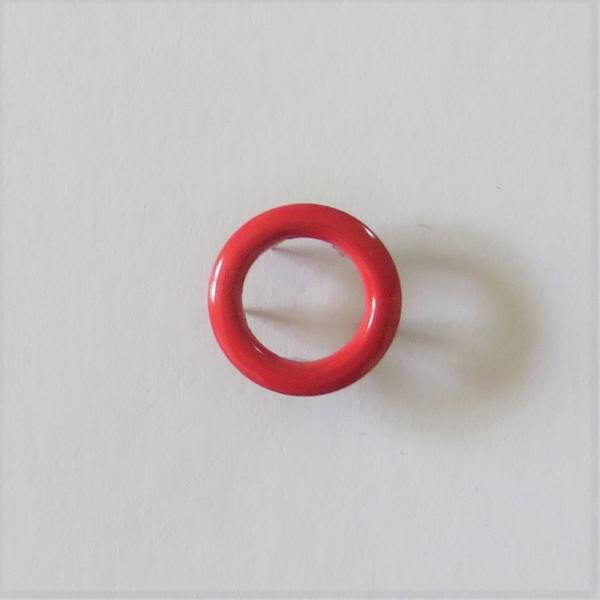 Jersey-Druckknöpfe Ring 11mm rot