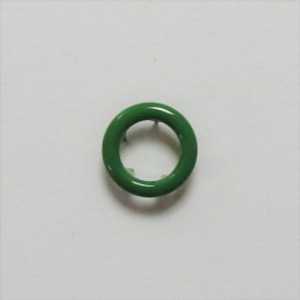 Jersey-Druckknöpfe Ring 11mm grün