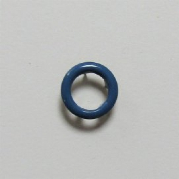Jersey-Druckknöpfe Ring 11mm jeansblau