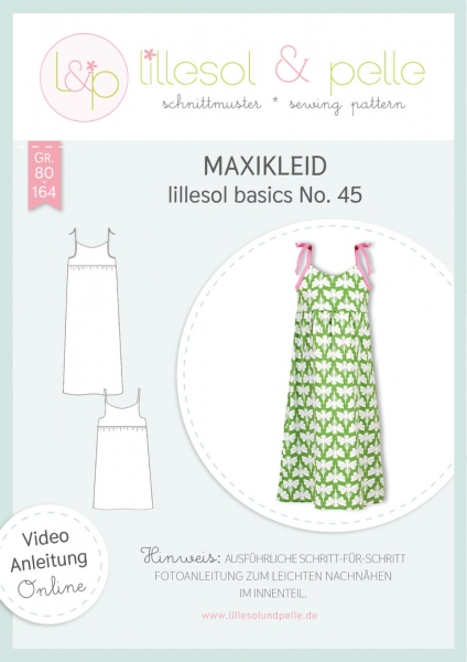 Papierschnittmuster Lillesol Basics No. 45 Maxikleid