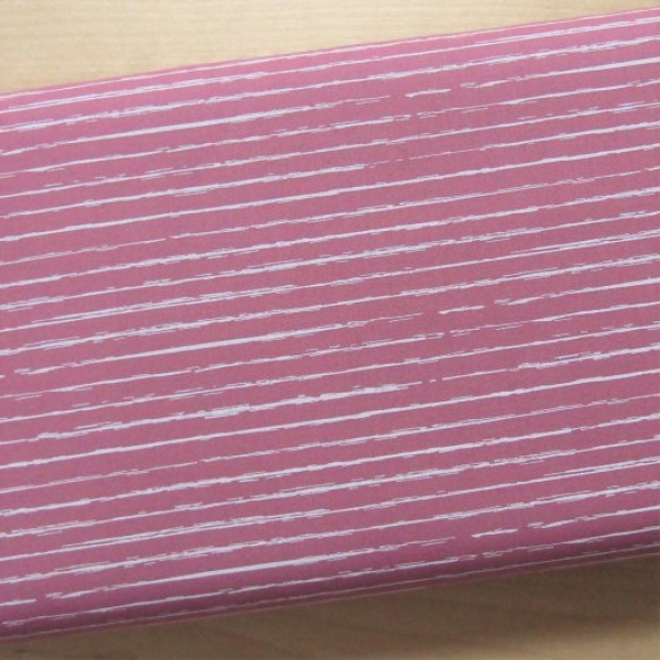Baumwollpopeline Single Stripes altrosa